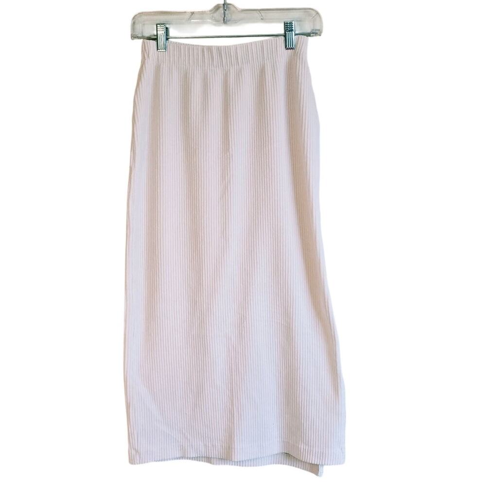 Free people skyline soft ribbed midi skirt size xs